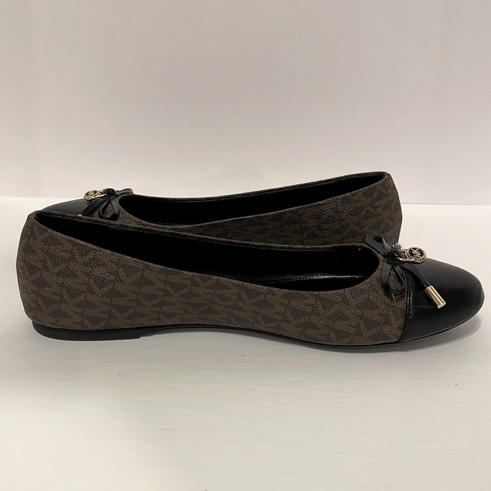 MICHAEL Michael Kors Black and Brown Patterned Loafers - Picture 9 of 9
